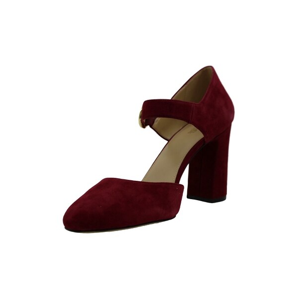 michael michael kors alana block heel pumps
