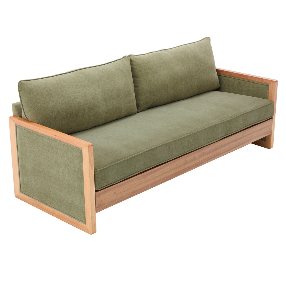 Christopher Knight Home - Soft Upholstered 77.8" Chenille 3-Seater Sofa