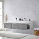 preview thumbnail 67 of 117, Vegadeo Bath Vanity with One-Piece Composite Stone Sink Top
