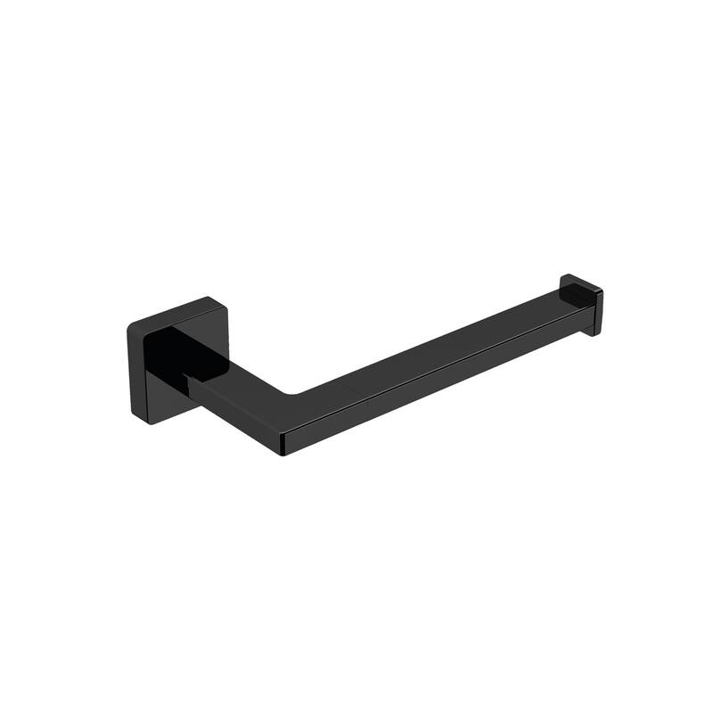 WS Bath Collections Dado Wall Mounted Toilet Paper Holder - Matte Black
