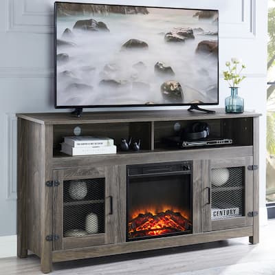 TV Stand with Electric Fireplace