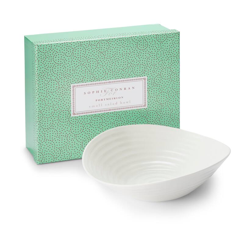 Portmeirion Sophie Conran White Small Salad Bowl - 9.5 Inch