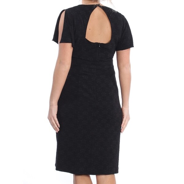 black shift cocktail dress