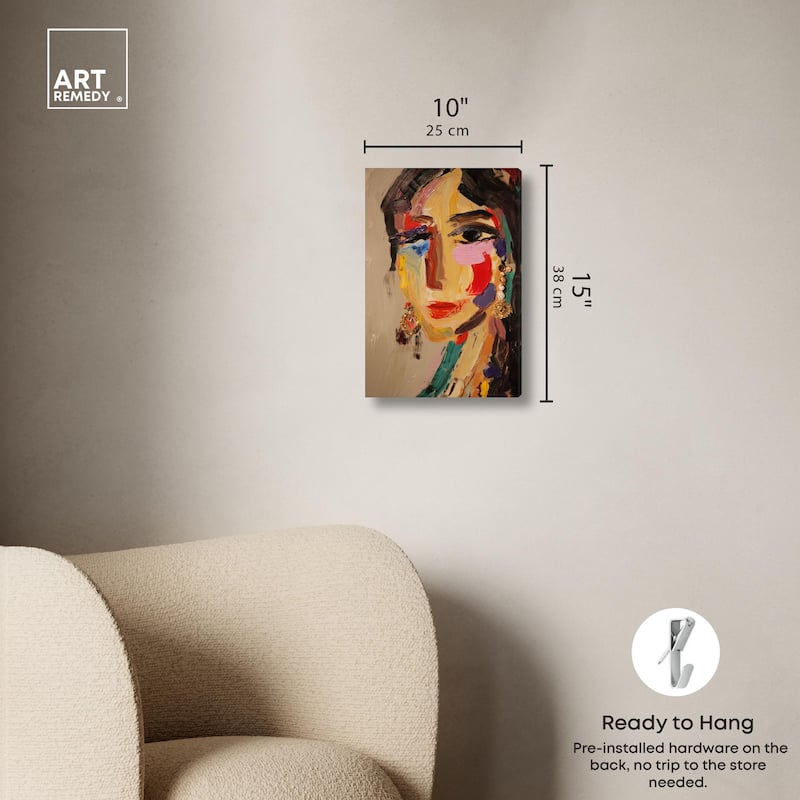 Colorful Expression II Canvas by Art Remedy, Gallery Wrapped