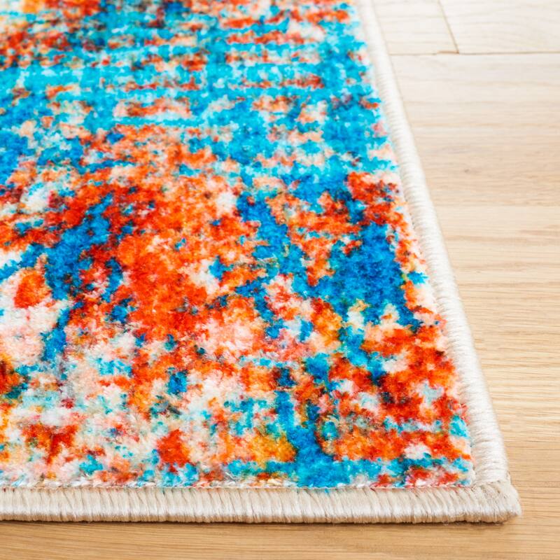 SAFAVIEH Bahia Marlit Washable Slip Resistant Nirgul Overdyed Rug