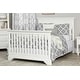 preview thumbnail 8 of 7, HomeRoots White Solid and Manufactured Wood Standard Four In One Convertible Crib - 60.25