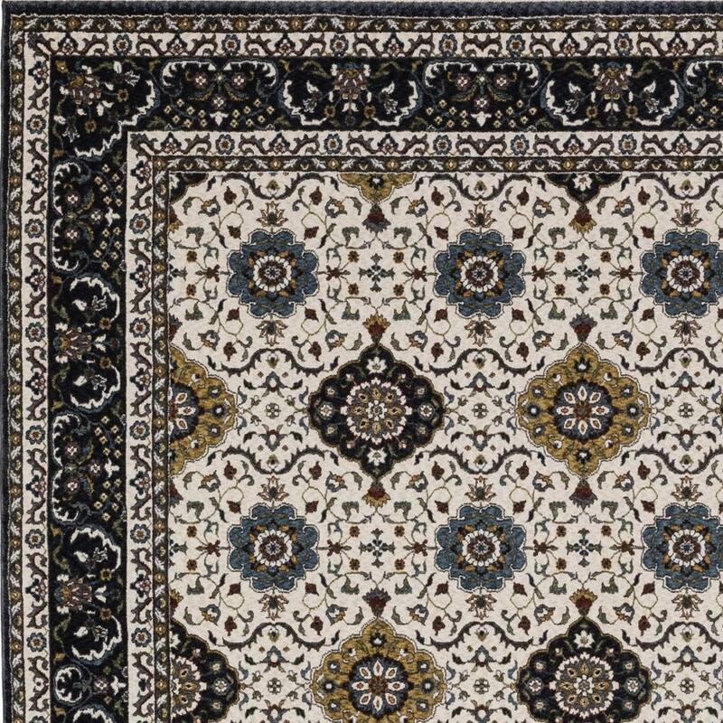 HomeRootsMedallion Traditional Rectangle Area Rug