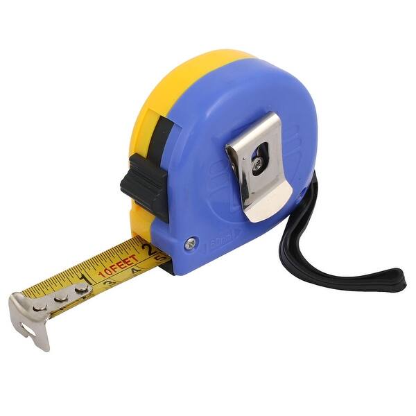 10Ft Plastic Case Retractable Imperial and Metric Measuring Tape