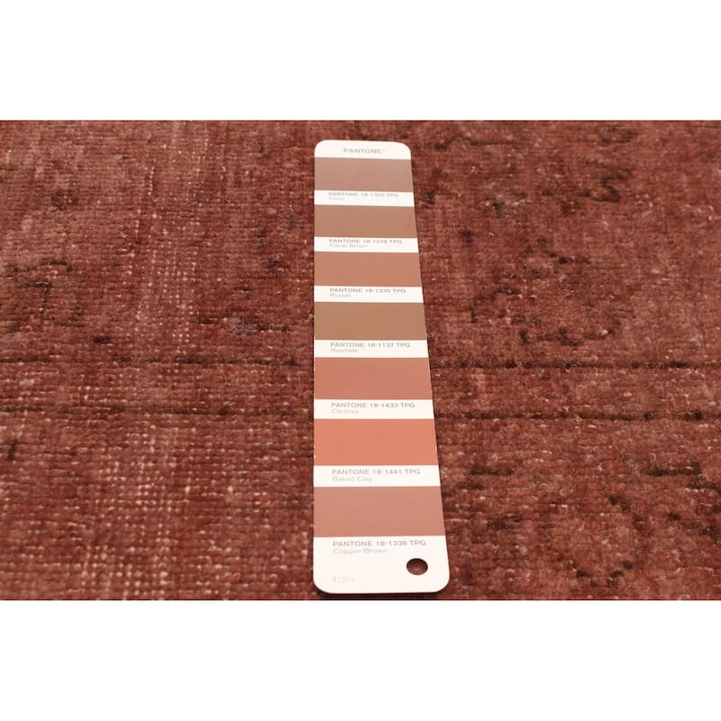 ECARPETGALLERY Hand-knotted Vibrance Brown Wool Rug - 5'1 x 6'9