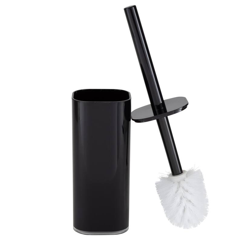 Bath Bliss 6 Piece Acrylic Bathroom Set in Black