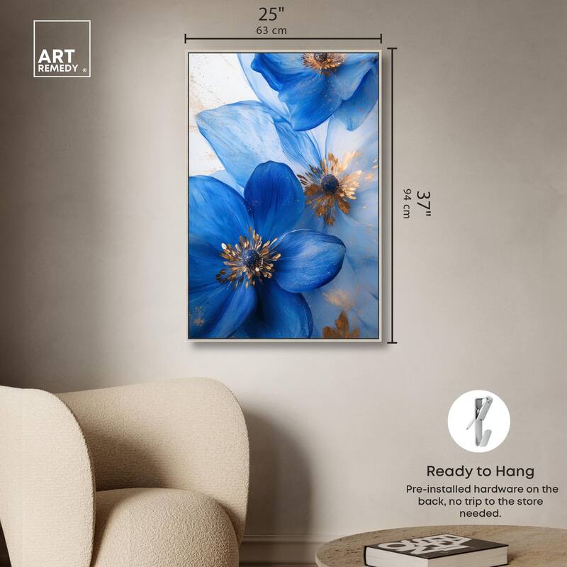 Twilight Teal Tint I Canvas by Art Remedy