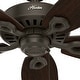 preview thumbnail 17 of 18, Hunter 52" Builder Outdoor Ceiling Fan with Pull Chain, Damp Rated