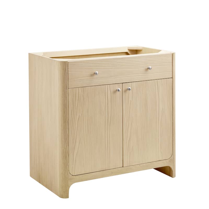 Gracyn 36" Single Vanity, Coastal Driftwood - 36 - No, Top