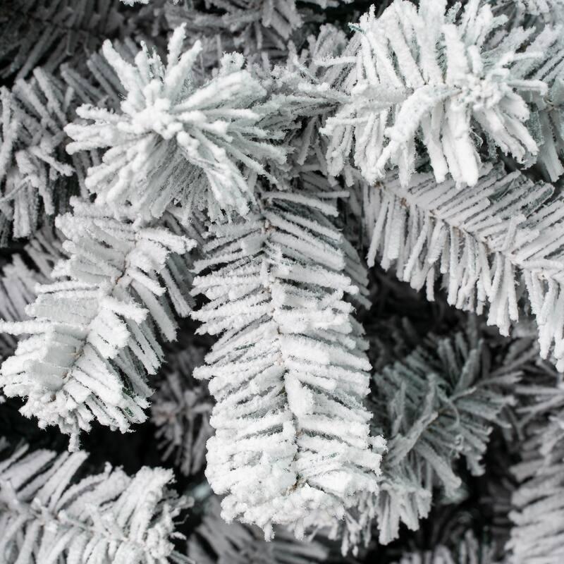 National Tree Company 7.5 ft. Acacia Flocked Tree - 7.5 Foot