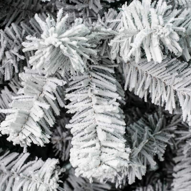National Tree Company 7.5 ft. Acacia Medium Flocked Tree - 7.5 Foot