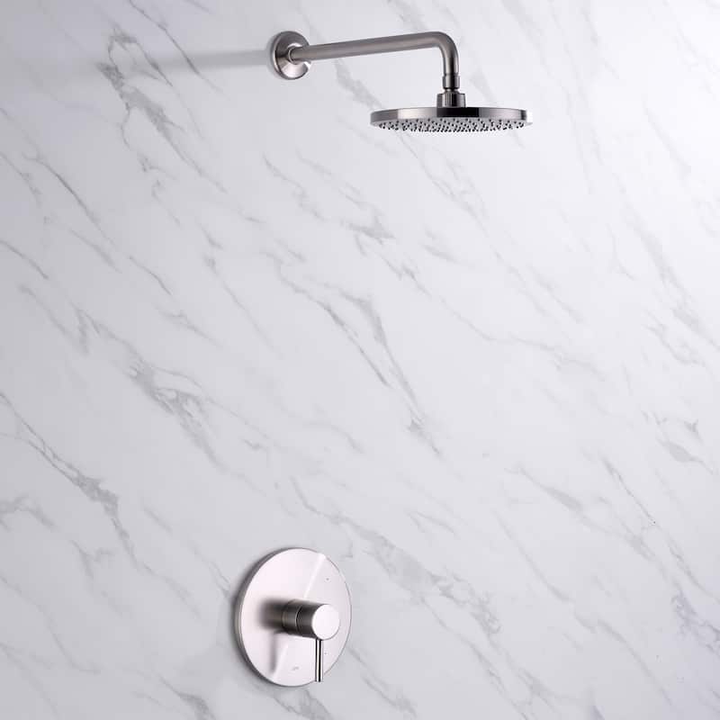 Luxier SS-B01 Single-Handle 1-Spray Shower Faucet with Valve