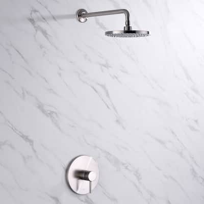 Single-Handle 1-Spray Shower Faucet with Valve|Oil Rubbed Br