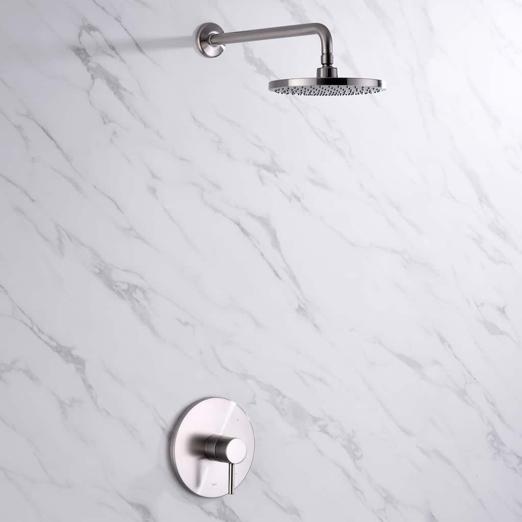 Luxier SS-B01 Single-Handle 1-Spray Shower Faucet with Valve