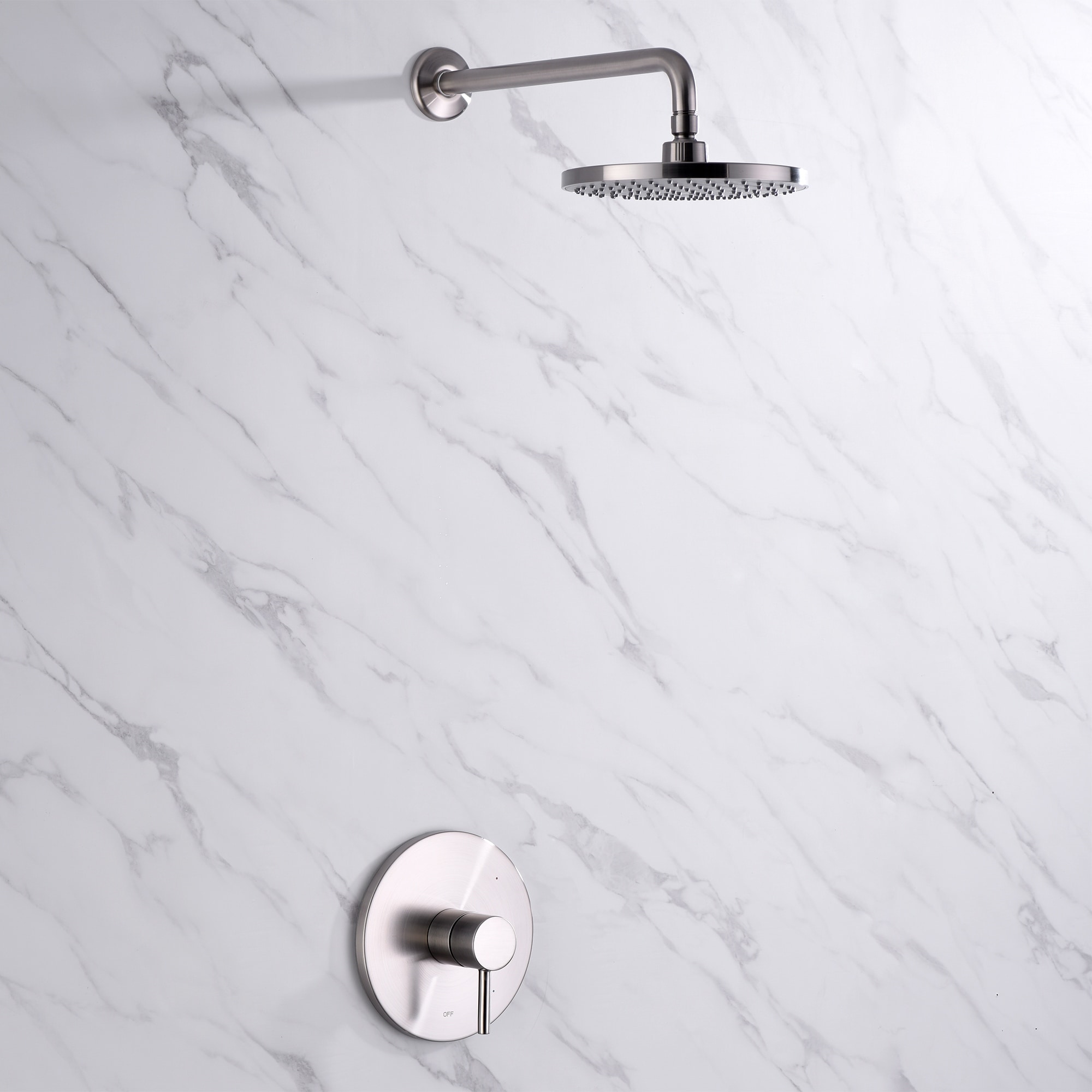 Luxier SS-B01 Single-Handle 1-Spray Shower Faucet with Valve