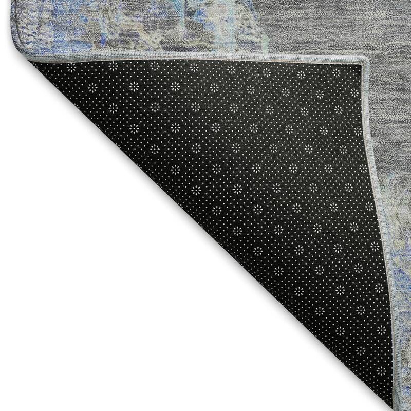 Machine Washable Indoor/ Outdoor Traditional Tabriz Chantille Rug