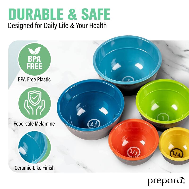 Prepara Two Tone Melamine Pinch Bowl