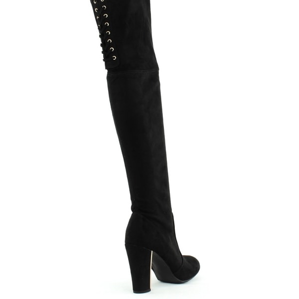 material girl over the knee boots