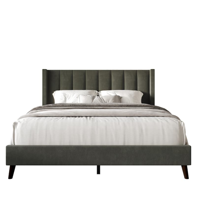 Clayfell Cranston Upholstered Panel Bed