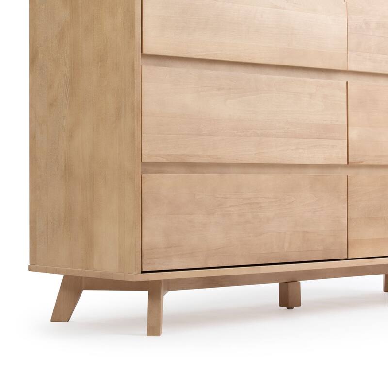 Plank and Beam Scandinavian 6-Drawer Dresser