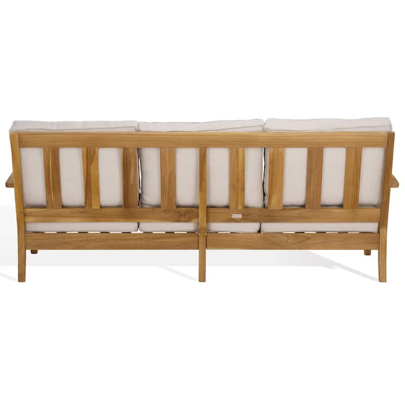 SAFAVIEH Couture Martinique Wood Patio Sofa