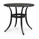 preview thumbnail 6 of 14, Outdoor Cast Aluminum Dining Table with Umbrella Hole