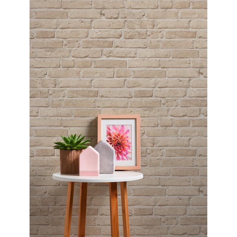Galerie Wallcoverings Bricks and More Collection Weathered Brick Walls Matte Finish Vinyl on Non-woven Wallpaper Roll