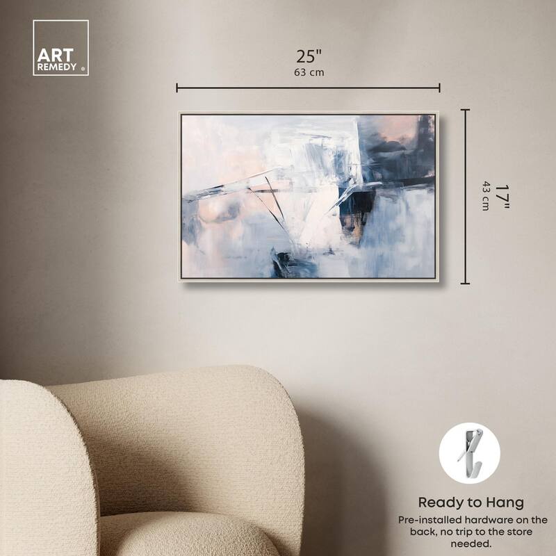 Blue Rapture I Canvas by Art Remedy