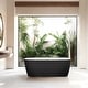 preview thumbnail 16 of 17, London Freestanding Acrylic Soaking Bathtub