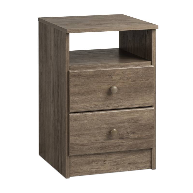 Prepac Astrid 2-Drawer Nightstand