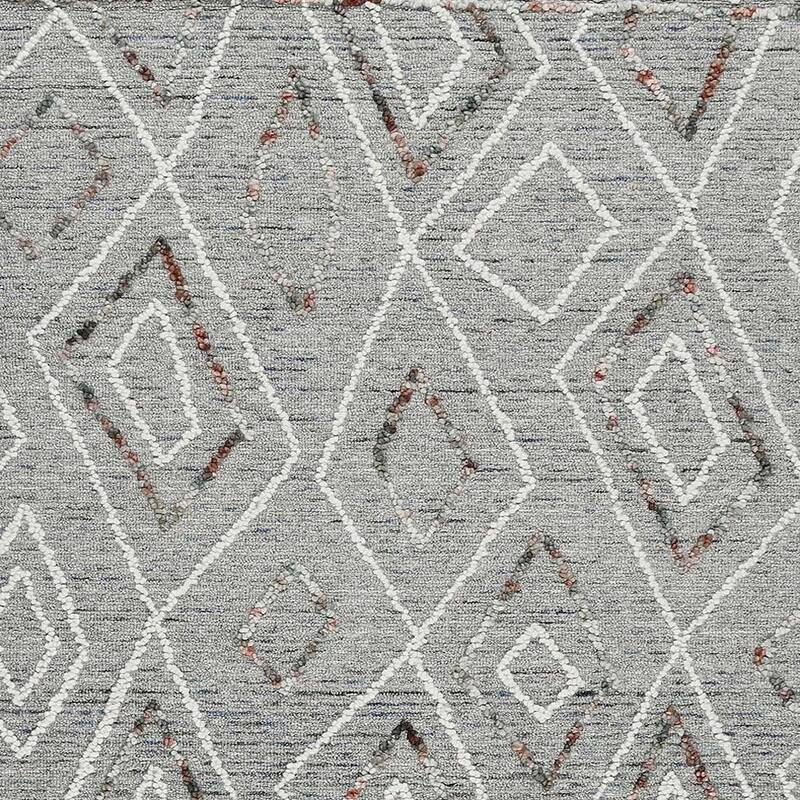 HomeRoots Geometric Lodge Rectangle Area Rug - 36.00 in. x 24.00 in. x 0.40 in.