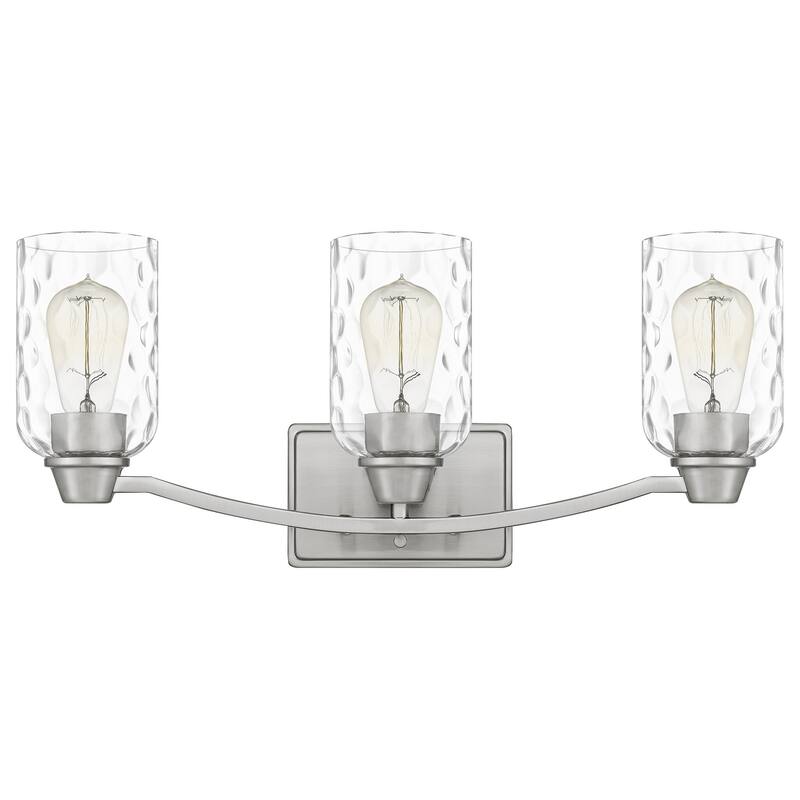 Quoizel Acacia 3-Light Bathroom Vanity Light - Brushed Nickel