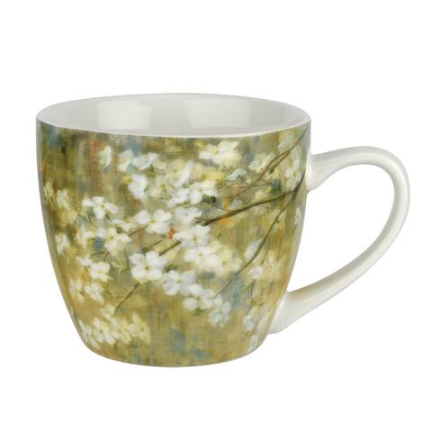 Pimpernel Dogwood in Spring 16 oz Mug