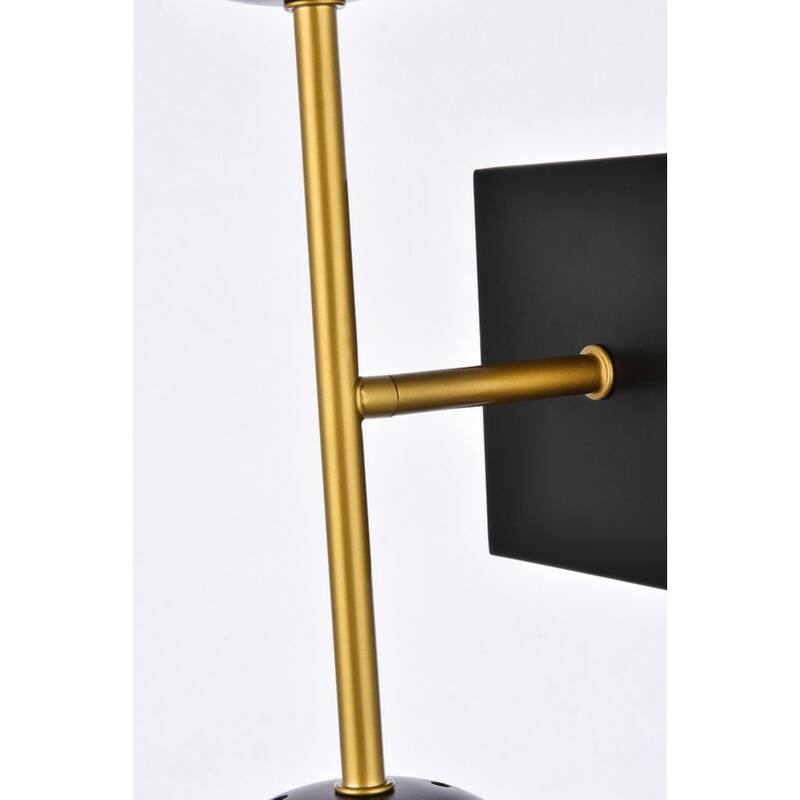 Nina 2 Light Clear Glass Wall Sconce