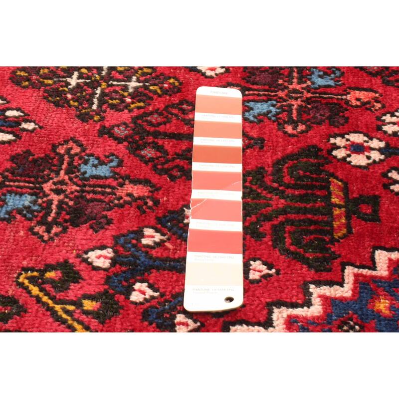 ECARPETGALLERY Hand-knotted Anatolian Red Wool Rug - 4'3 x 6'10