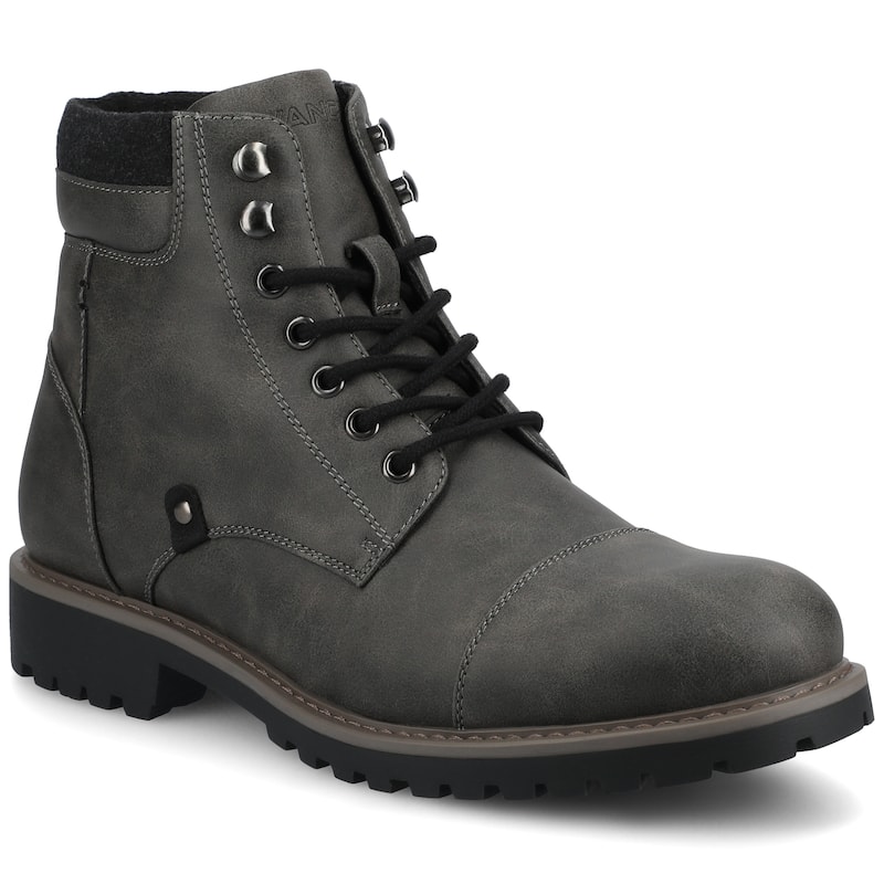Vance Men's Yukkon Medium and Wide Width Cap Toe Boot