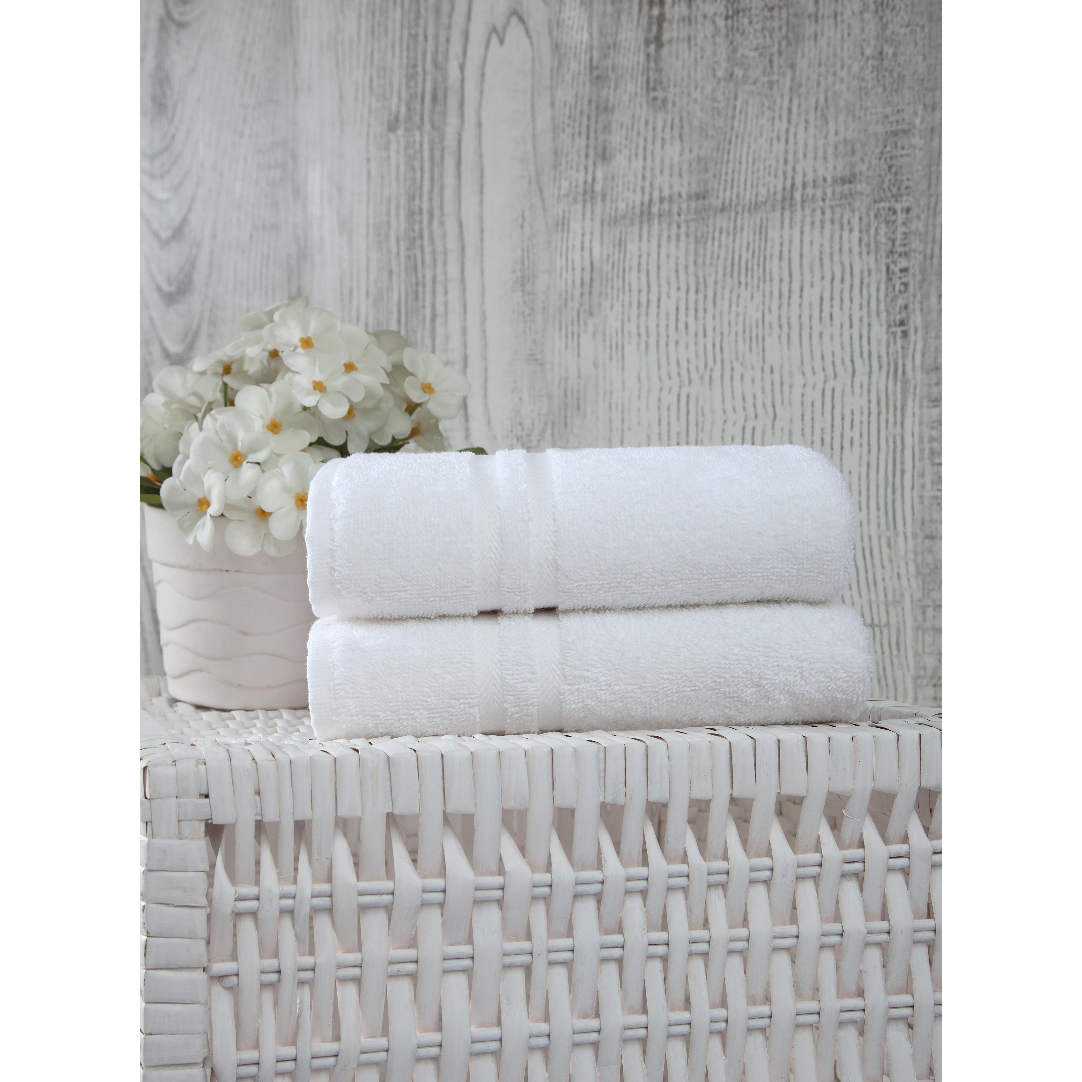4 Pieces Towel Sets for Bathroom, Premium Turkish Cotton 2 Hand Towels 2 Bath  Towels Set (Beige)