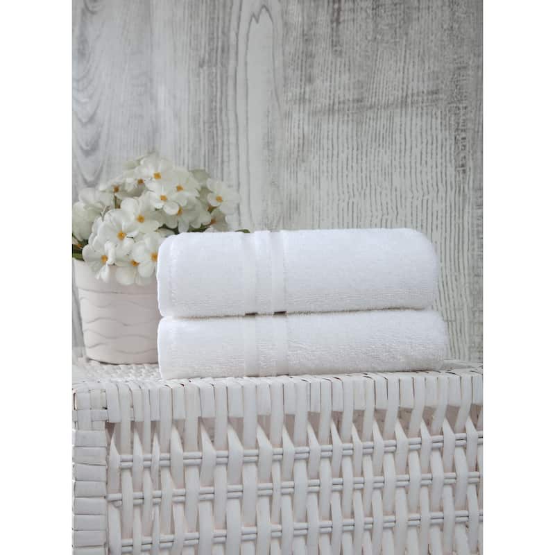 Ozan Premium Home 100% Turkish Cotton Sienna Luxury Collection Hand Towels (Set of 2)