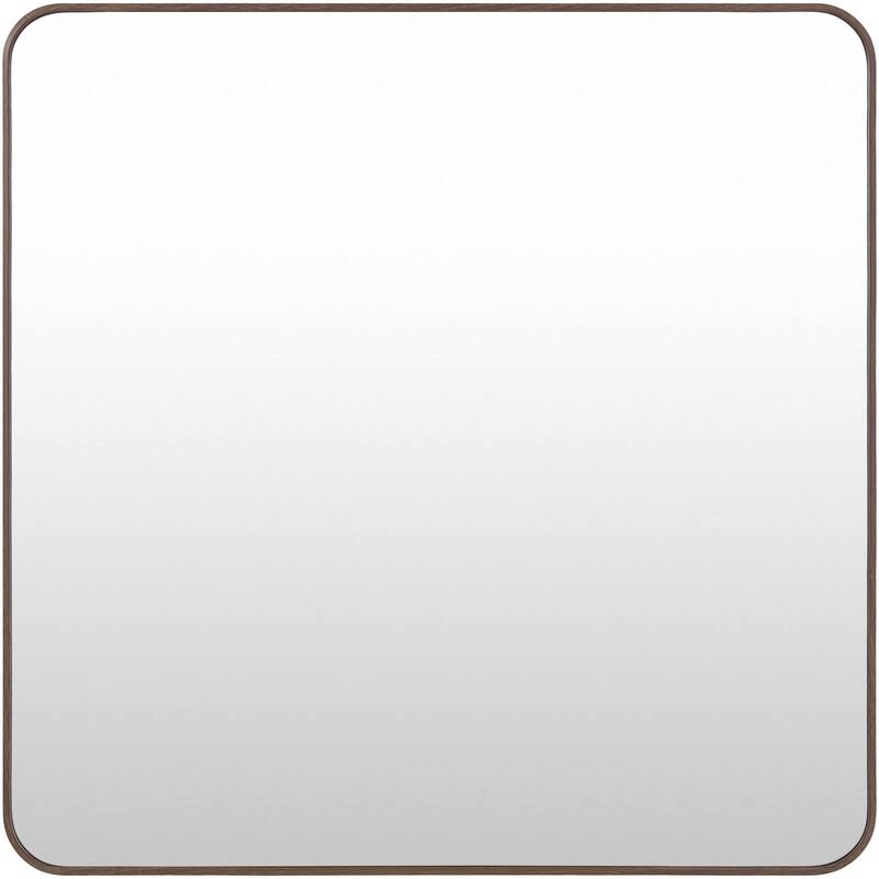 Livabliss Aranya Modern Aluminum Square Accent Mirror