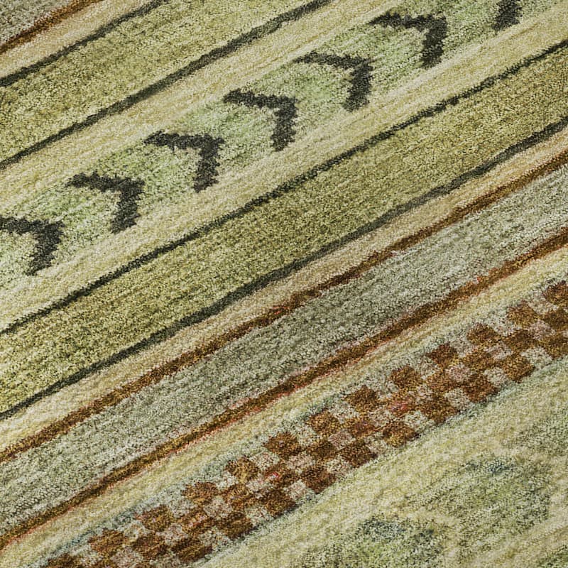 Premium Washable Super Soft Boho Stripes Mayfield Rug