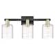 Option Black Antique Brass / Deco Swirl