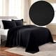 preview thumbnail 35 of 88, Superior Fleur De Lis Cotton Decorative Bedspread Set Black - Full
