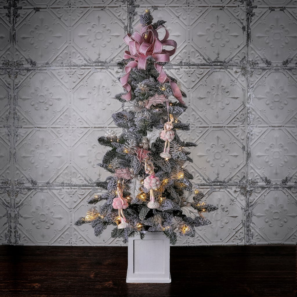 5.5-6" Resin Ballerina Ornament Set of 3