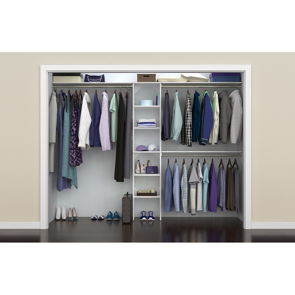Shop Closetmaid Suitesymphony 16 In Closet Organizer With Shelves On Sale Overstock 24259304