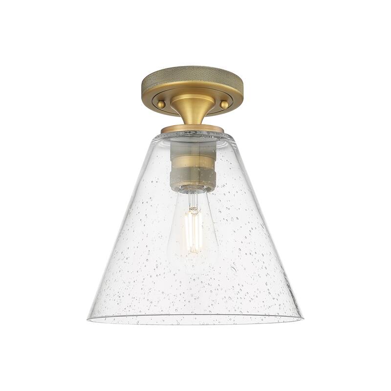 Innovations Lighting Downtown Urban - Crown Point - 1 Light 8" Berkshire Flush Mount Light