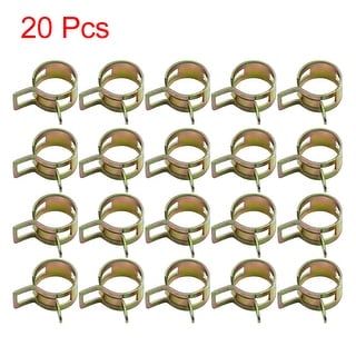 20pcs Car Fuel Line Spring Clips Water Pipe Air Tube Clamps Hose ...